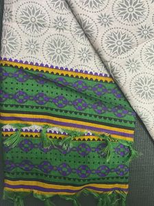 SILK DUPATTA with BORDERS