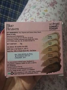 Blue Heaven Get Bright Compact Powder