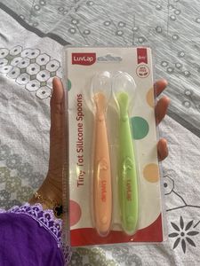 LuvLap Tiny Tot Silicone Spoons