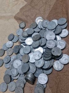 100 pcs photo coin copper nikle 5 rs