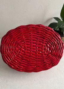 Red Woven Basket
