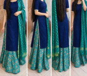 suit with Banarasi lehenga