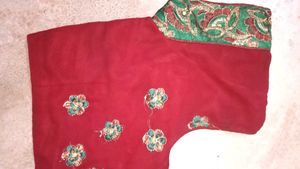 combo pack of two, blouse in red and light purple