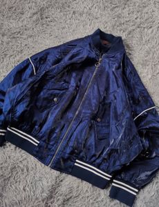 Japanese moto style embroidered jacket