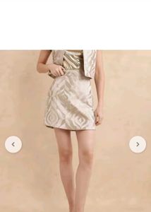 RAREISM Elegant Brocade Ethnic Skirt
