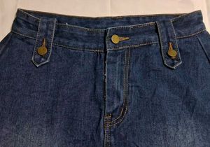 Classic Blue Denim Mini Skirt