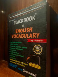 Blackbook of English Vocabulary 2024