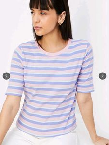 Striped Crew Neck T-Shirt