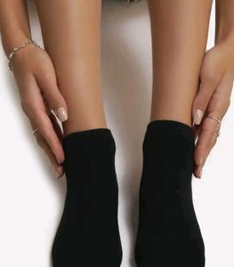 Pack of 2 black ankle socks