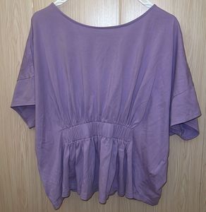 Lilac Oversized Batwing T-Shirt