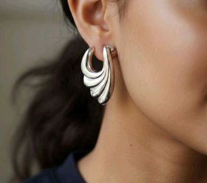 Statement Silver Earrings