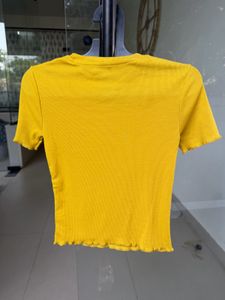 Yellow Graphic Print T-Shirt