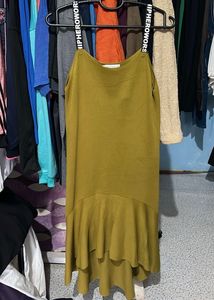 Olive Green Casual Dress
