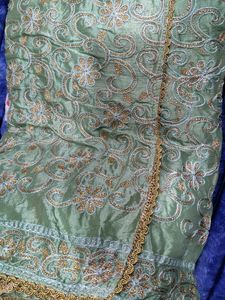 Elegant Embroidered Dress Material