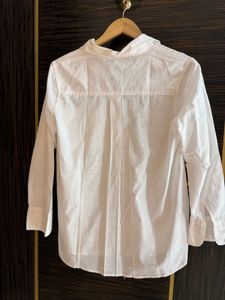 Classic White Button-Up Shirt check deta