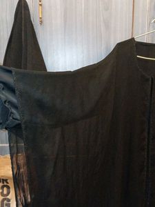 kaftani Black Abaya
