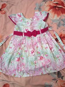 Floral pink Dress