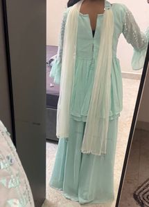 Sequined Sharara Set