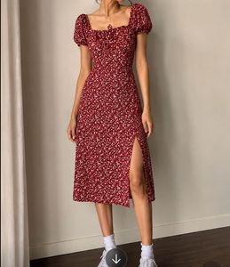 Floral Print Off-Shoulder Dress