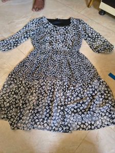 Chic Floral Print Midi Dress