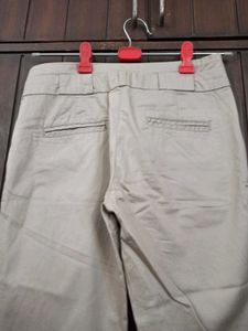 Cotton Lycra Women's Formal Slim-fit Trousers