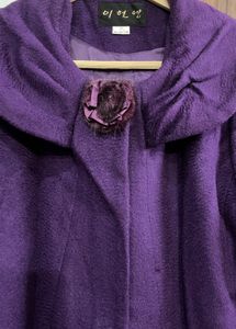 Vibrant Purple Women's Coat