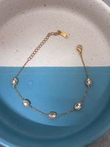 Crystal Elegance Chain Bracelet