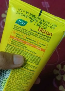 Joy Ubtan Tan Removal Face Wash