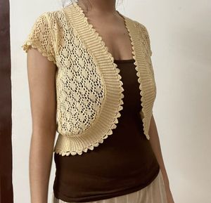 Chic Crochet Shrug Top