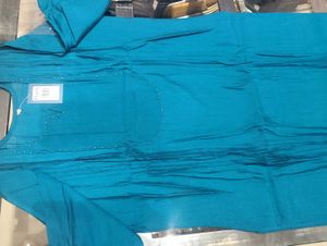 Discount On Teal Embroidered Kurti