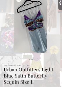 y2k Urban outfitters Sparkly party Mini Dress