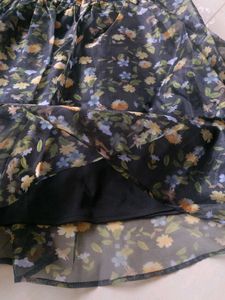 Chic Floral Print Off-Shoulder Dress