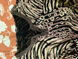 Animal Print Long Sleeve Top