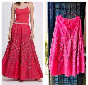 Boho Floral Print skirt with top👍