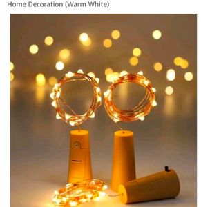 Warm White LED String Lights pack of 2