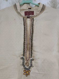 Exclusive Men's Cream Kurta