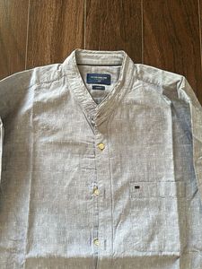 Men's Grey Casual Shirt