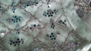 Real mirror Embellished top for girls
