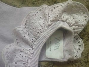 Charming Lavender Scalloped Top