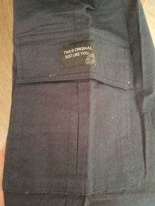 Men's Navy Blue Cargo Pants