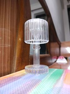 Clear Glass Accent Lamp
