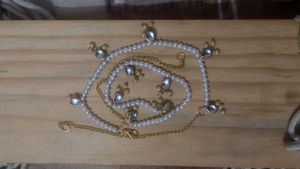 Handmade Pearl Anklets