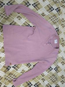 Long Sleeve Waffle Knit Tshirt