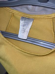 Yellow &amp; Gray Activewear Tee