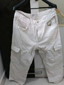 Beige offwhite Cargo Pants