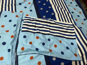 Vibrant Striped &amp; Polka Dot Bed Sheet