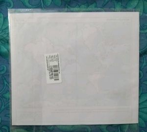 Physical World Map - Educational Chart
