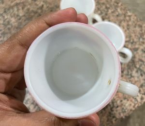 Set Of 4 Cups ( Microwave Safe)