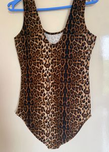 Leopard Print Bodysuit