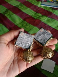 Ethnic Fabric Earrings